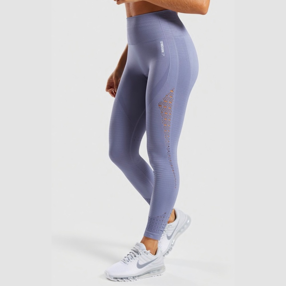 GYMSHARK Energy+ High-Waisted 
Seamless Leggings
